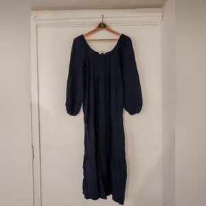 Universal Thread Dark Blue Long Sleeve Dress